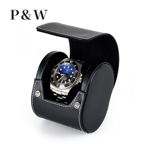 P&W 手工 頭層牛皮 手錶收藏盒 
