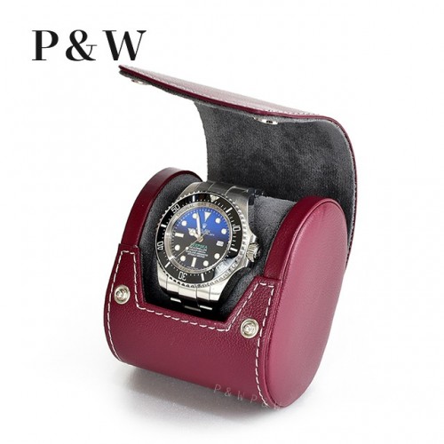 P&W 手工 頭層牛皮 手錶收藏盒