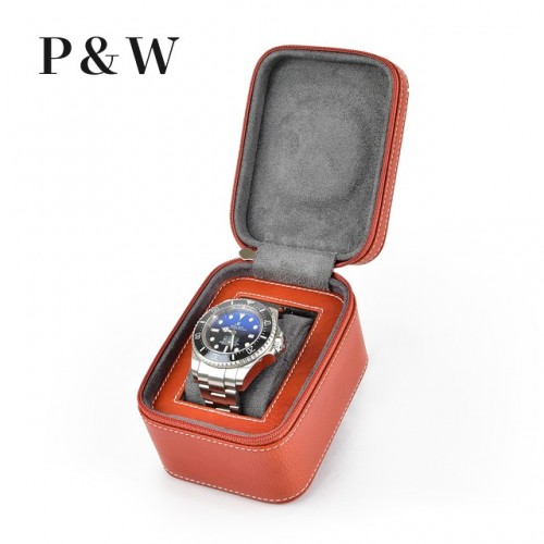 P&W 手工 頭層牛皮 手錶收藏盒