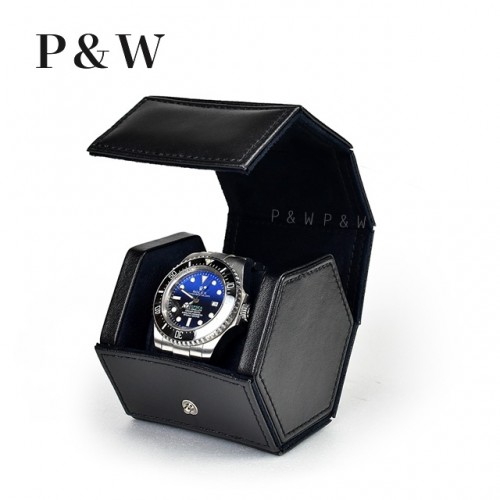 P&W 手工 超纖皮手錶收藏盒