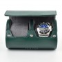 P&W 手工 超纖皮手錶收藏盒 (2支裝)