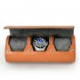 P&W 手工 超纖皮手錶收藏盒 (3支裝)