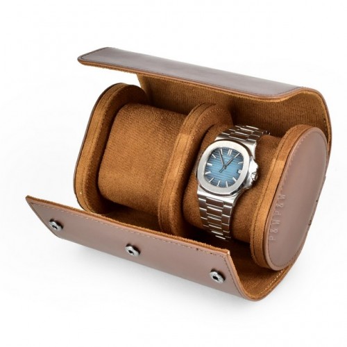 P&W 手工 皮質手錶收藏盒 (2支裝)