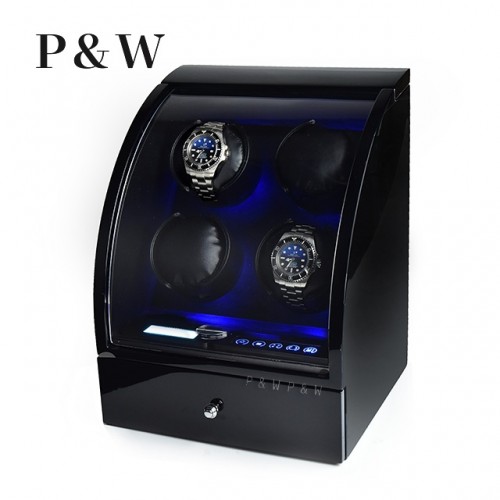 【P&W】324BB-D 手錶自動上鍊盒 木質鋼烤 (4+2支裝)
