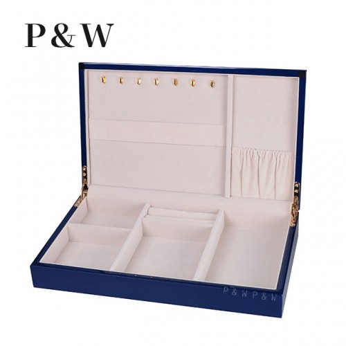 P&W 木質鋼烤 珠寶收藏盒 首飾盒